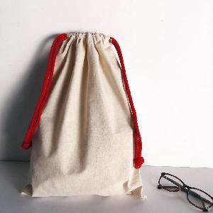 Natural 12x16 Cotton Canvas Drawstring Bags   - 12" x 16"