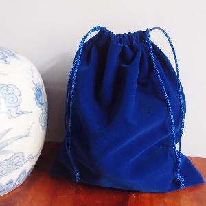 Royal Blue Velvet Bags 10x12 - 10" x 12"