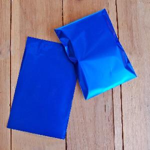 Royal Blue 4x5 Adhesive Merchandise Bag - 4"W x 5 3/8"