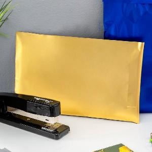 Gold Metallic 6" x 9 " Adhesive Merchandise Bag - 6" x 9 "
