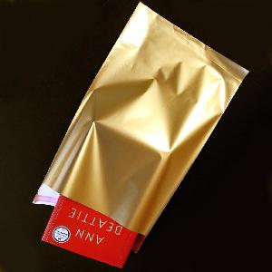 Gold Metallic 9 " x 15" Adhesive Merchandise Bag - 9 " x 15"