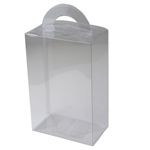 Transparent Plastic Box with Handle