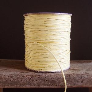 Yellow Waxed Cotton Cord - 1.5mm x 100y