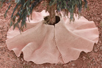 red burlap christmas tree skirt christmas tree skirts 60 inch